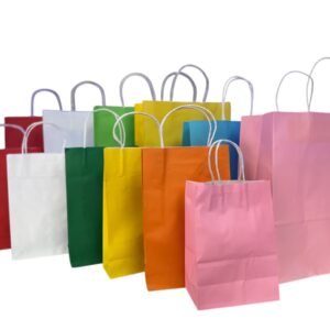 bolsas manija papel de color